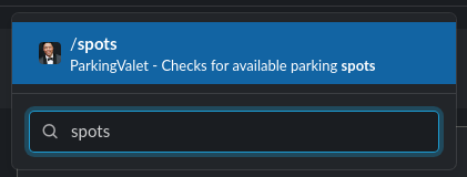 “Slash command preview in Slack”